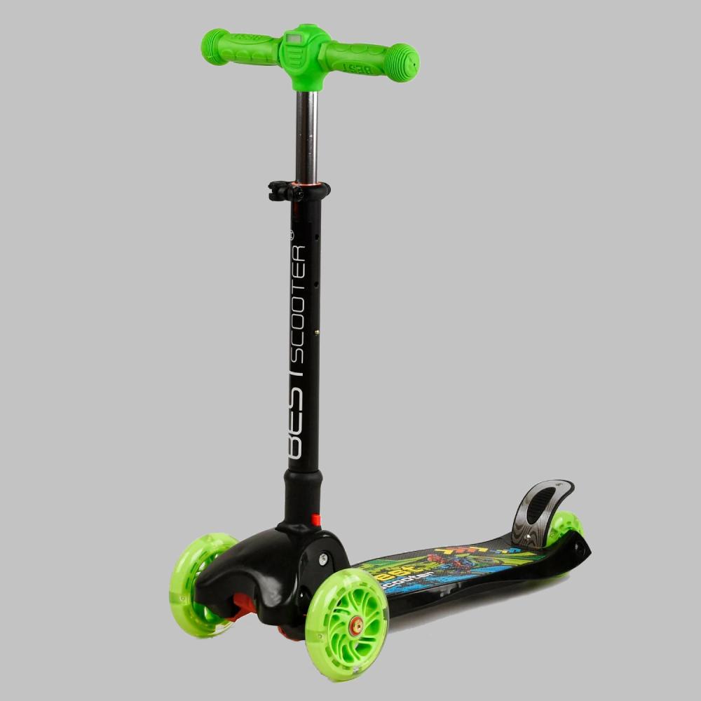 Самокат трехколесный Best Scooter Motocross Multicolor (111641)