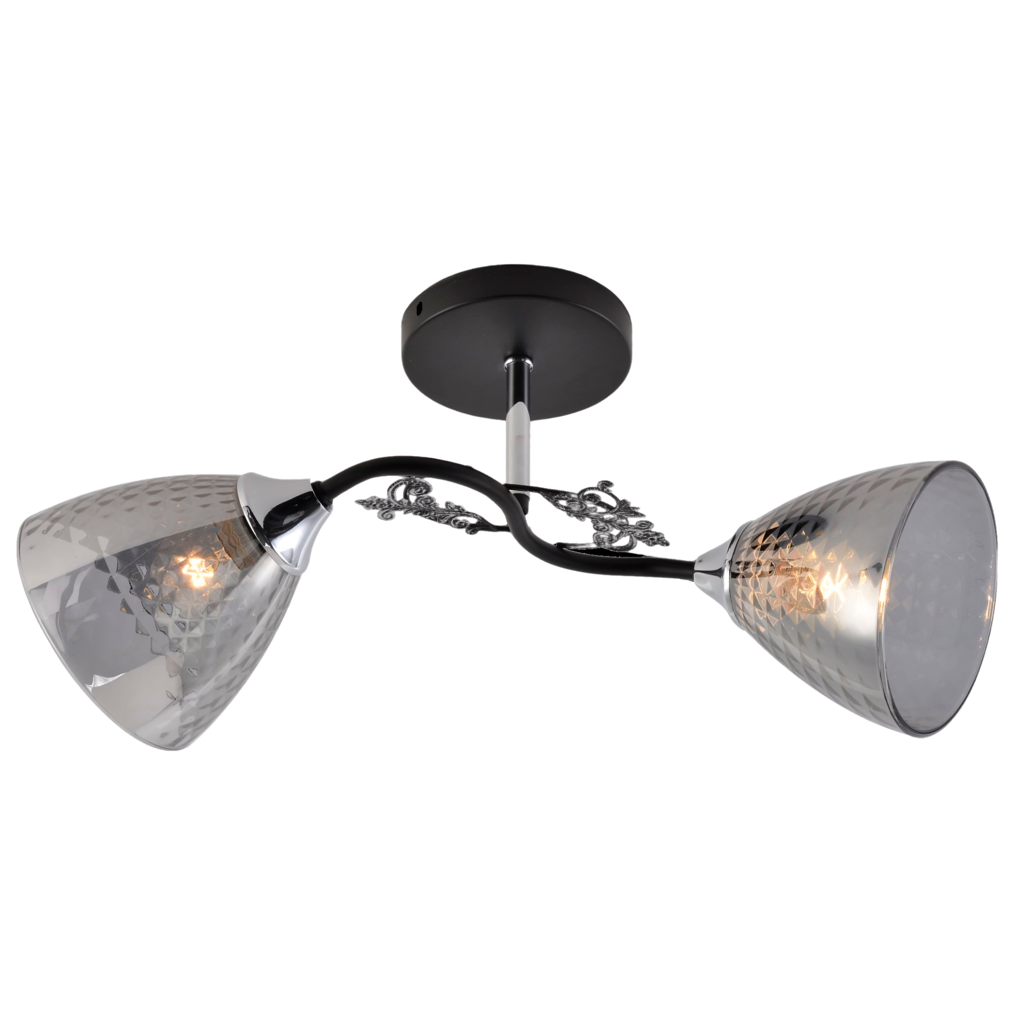 Люстра потолочная Valeso V XA1525B/2 BK+CR