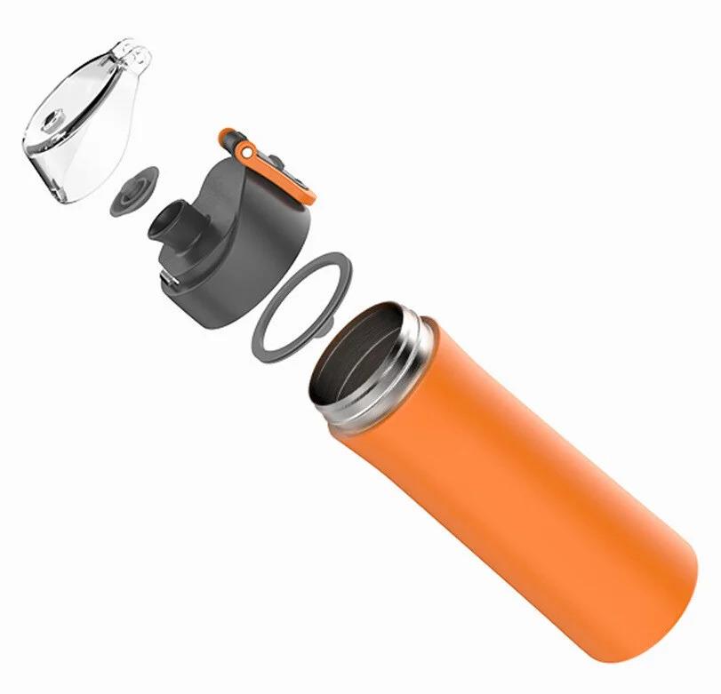 Пляшка для води Fun Home Sports Cold Cup 500 мл Orange (43211) - фото 3 Пляшка для води Fun Home Sports Cold Cup 500 мл Orange (43211) - фото 3