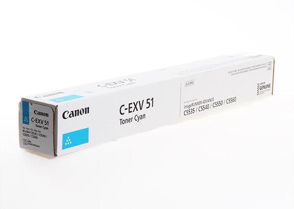 Тонер Canon C-EXV51 Cyan (9614778)