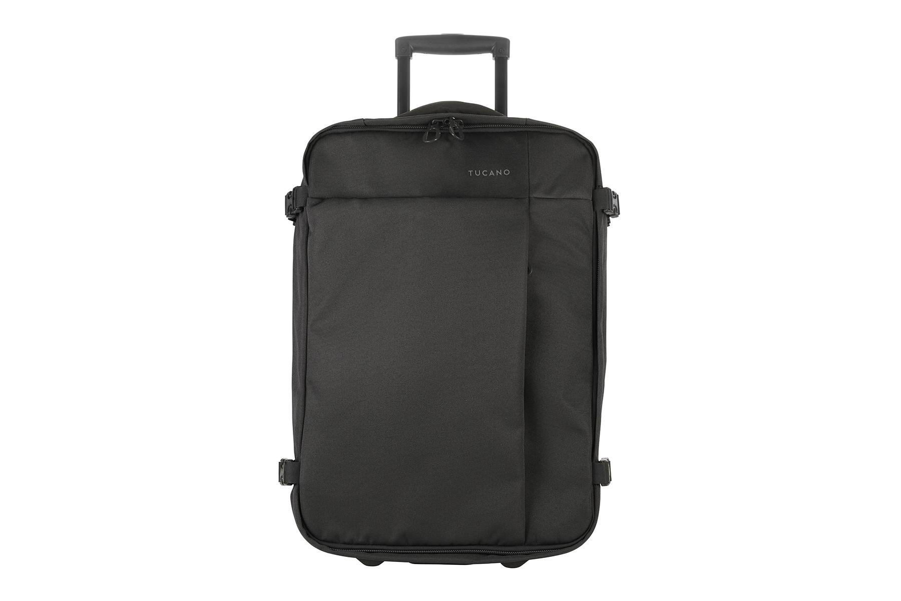 Сумка дорожная Tucano Tugo S Trolley полиэстер с колесной системой 34 л Черный (636002) - фото 1 Сумка дорожная Tucano Tugo S Trolley полиэстер с колесной системой 34 л Черный (636002) - фото 1