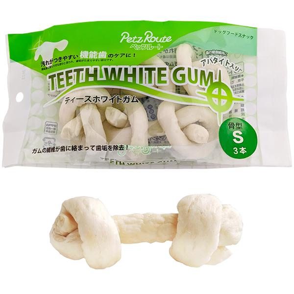 Ласощі для собак жувальні Petz Route Teeth White Gum кістка для чищення зубів (60403) - фото 1