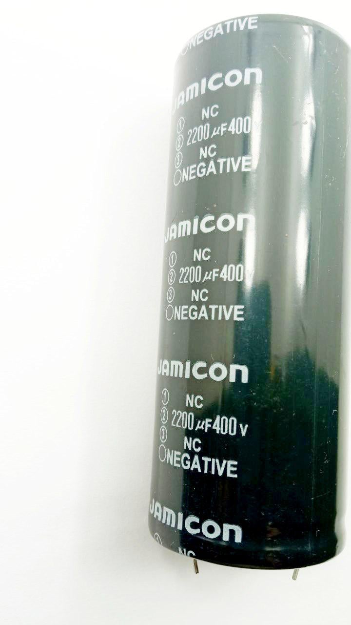 Конденсатор електролітичний 2200mF/400V<LS-U> 40x101 snap-in 2000h 4-pin Jamicon (20835)