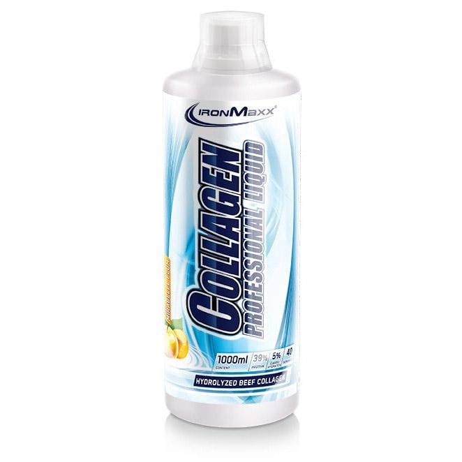 Коллаген питьевой жидкий с витамином C IronMaxx Collagen 1 л Слива мирабель