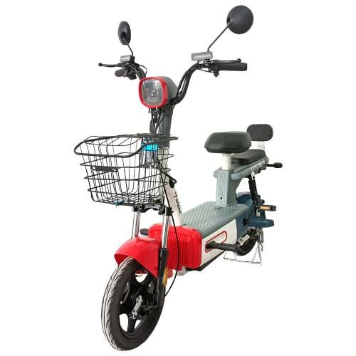 Велосипед с электродвигателем Spark Volt 14" 48V/400W/12 Ah Красный с синим (000227056)