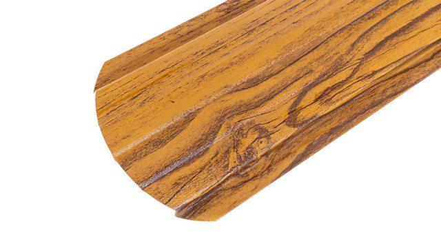 Евроштакетник металлический 3-Д 1,5 м 0,4 мм Золотой дуб (za-19418)