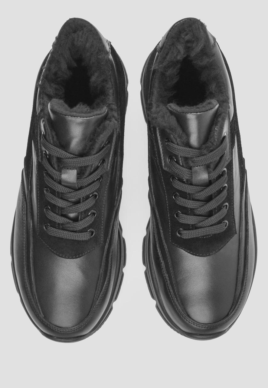 Кроссовки женские зимние замша р. 41 Черный (2015038514) - фото 2 Кроссовки женские зимние замша р. 41 Черный (2015038514) - фото 2