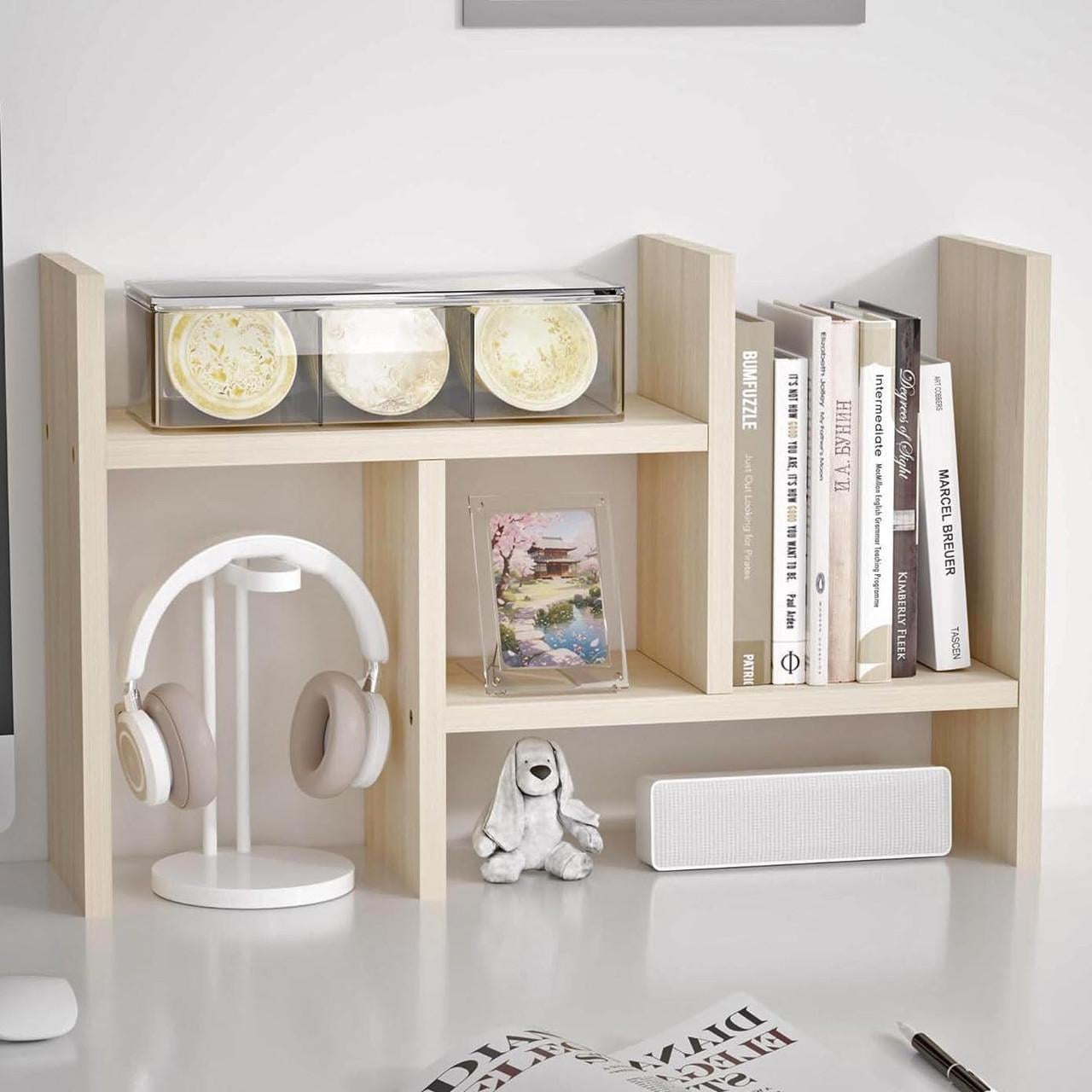 Полка книжная настольная из дерева Маралос Бланже (КПА-026001)