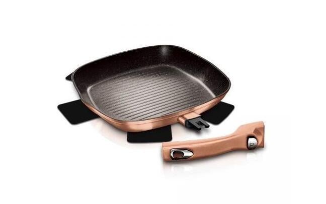Сковорода-гриль Berlinger Haus 28 см Rosegold Metallic (ebbf4a5e)