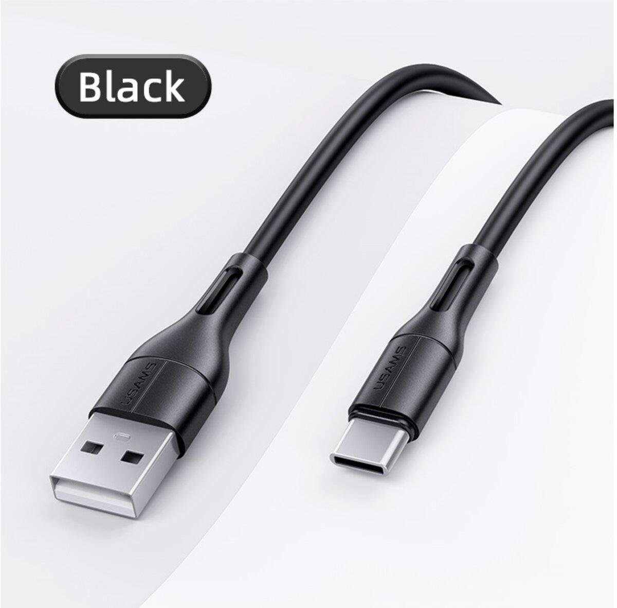 Кабель Usams Charge OTG US-SJ501 U68 USB to Type-C 2A 1 м Black (563096) - фото 2