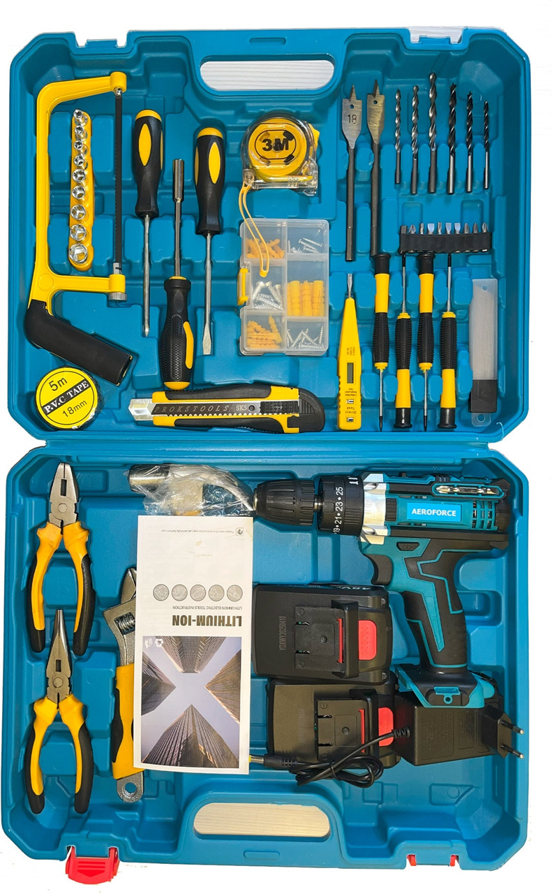 Шуруповерт аккумуляторный MulinSen C016B 24V с набором инструментов/кейсом (C016B) Шуруповерт аккумуляторный MulinSen C016B 24V с набором инструментов/кейсом (C016B)