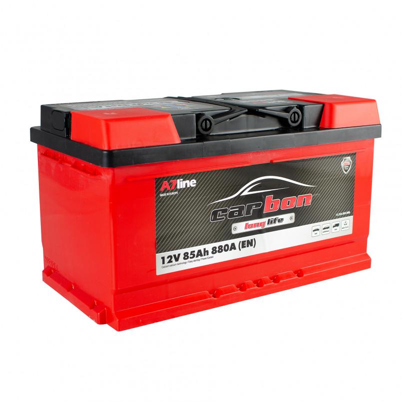 Акумулятор Carbon Euro sb низький CRB85-00L 85Ah 12V