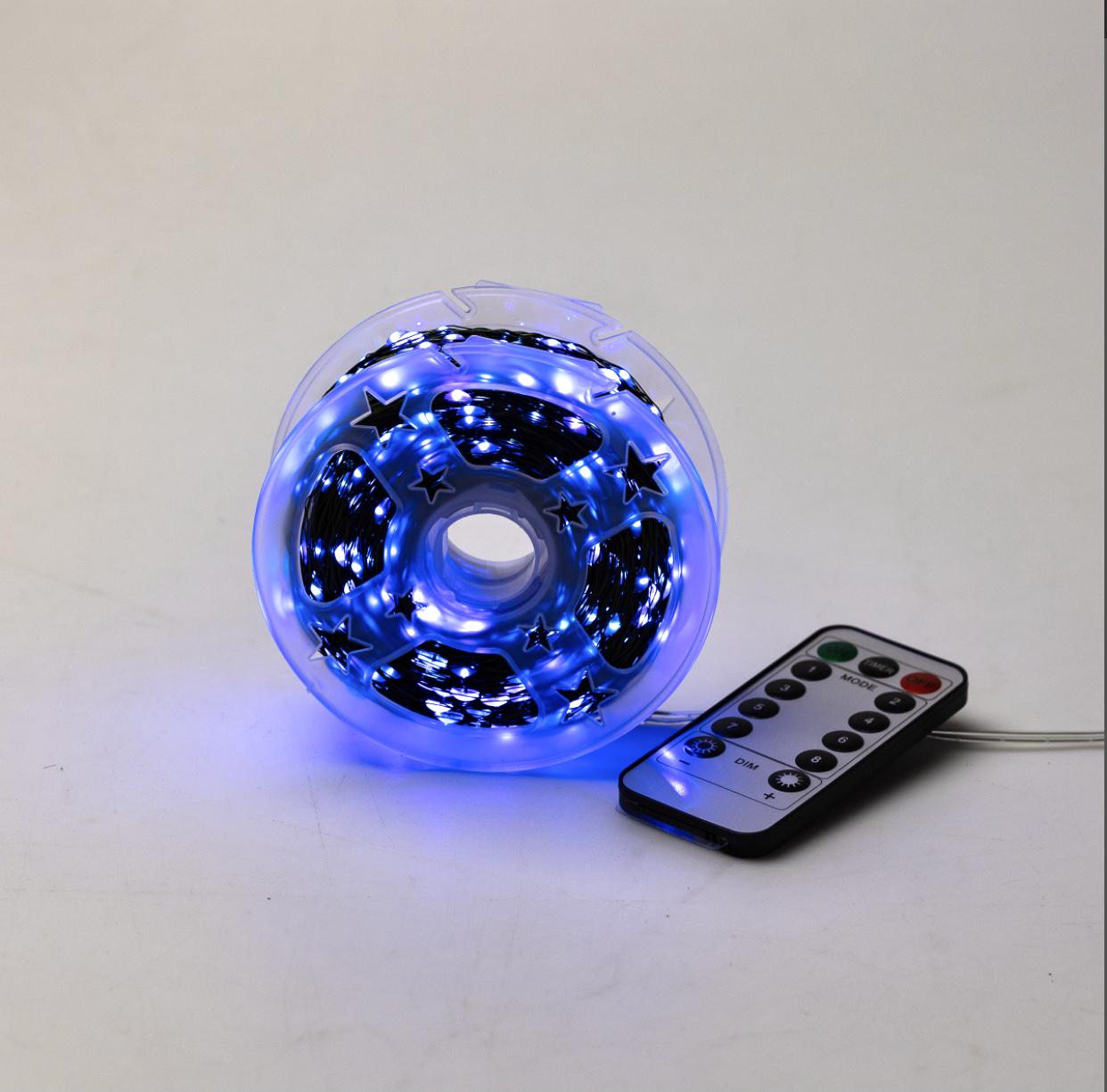 Гірлянда-нитка Роса 2000LED з пультом від мережі 200 м Синій (22773192) - фото 1 Гірлянда-нитка Роса 2000LED з пультом від мережі 200 м Синій (22773192) - фото 1