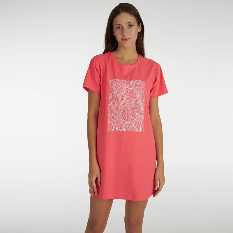 Сорочка домашня жіноча Gofre XXL Кораловий (LDK 129/00/04)