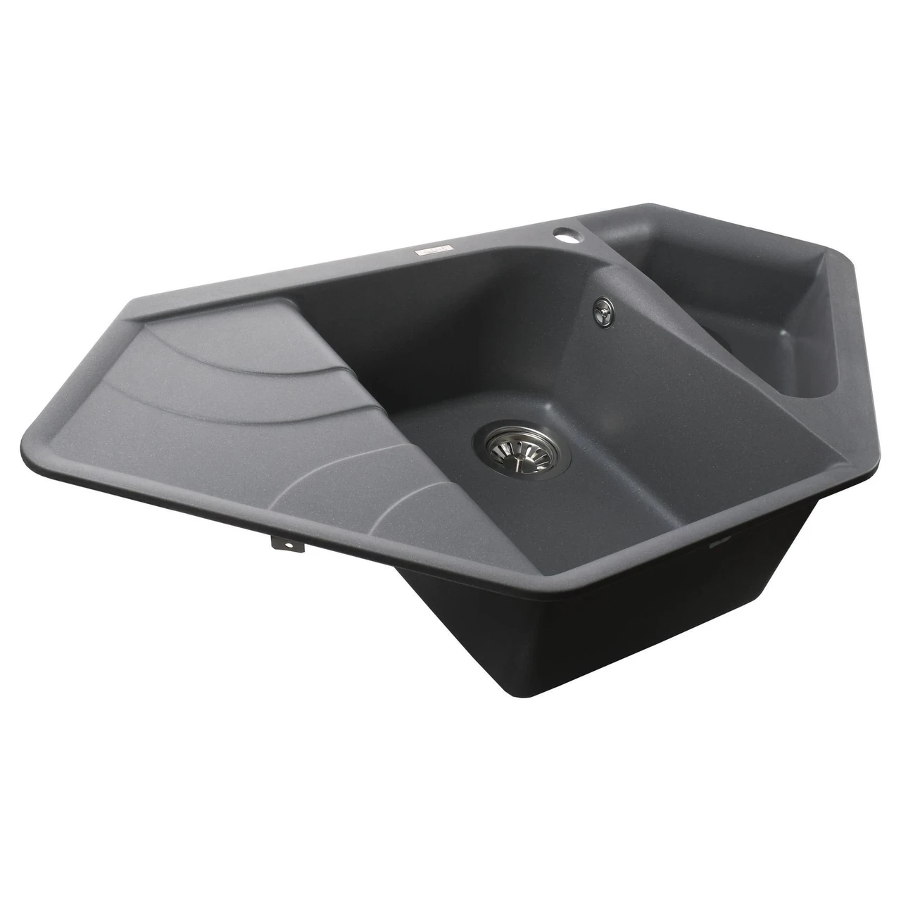 Мойка гранитная Globus Lux GARDA А0003 1000х500 мм Серый металлик (04000002) - фото 4 Мойка гранитная Globus Lux GARDA А0003 1000х500 мм Серый металлик (04000002) - фото 4