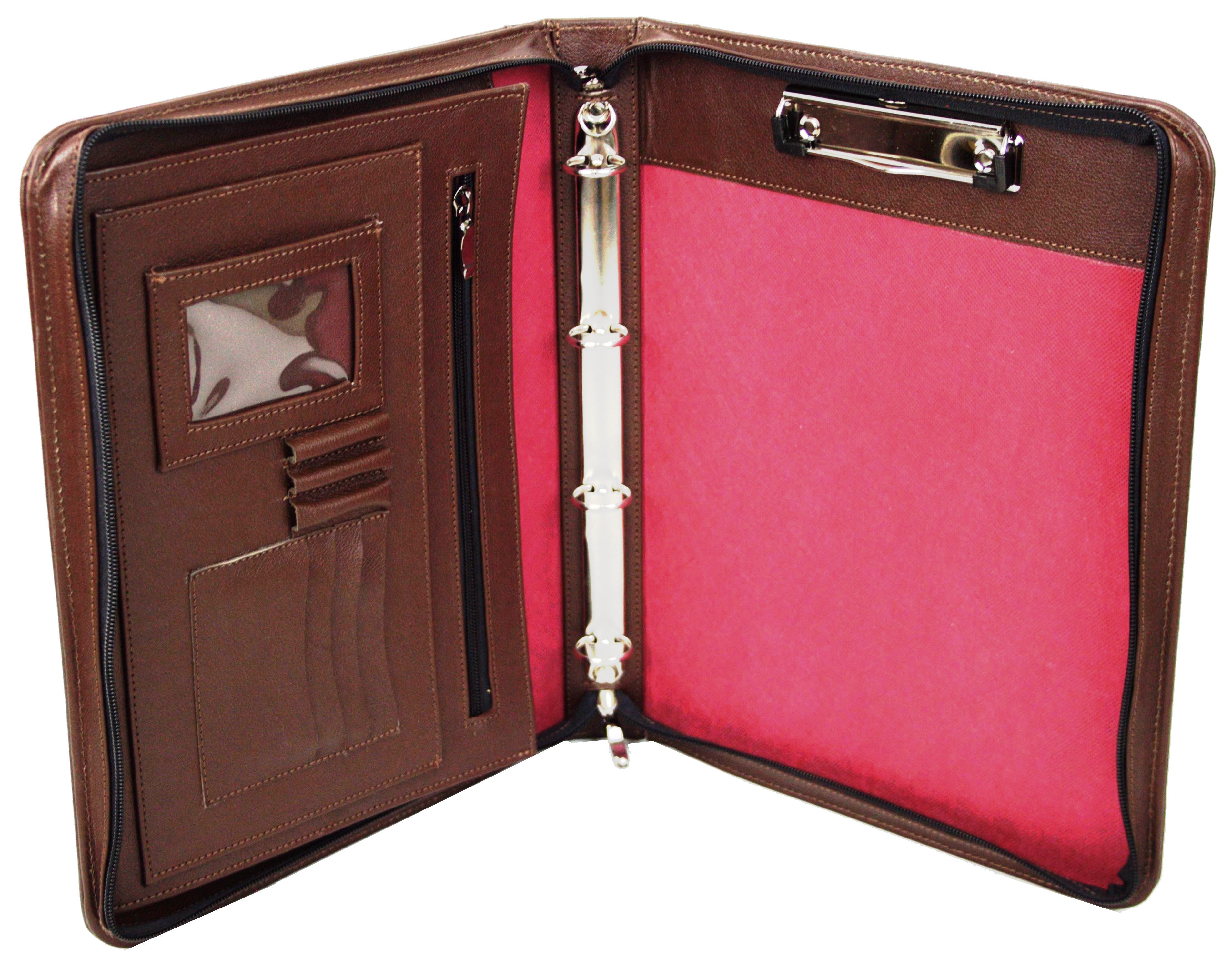 Папка деловая Portfolio для документов кожаная Коричневый (Port1003 brown) - фото 2 Папка деловая Portfolio для документов кожаная Коричневый (Port1003 brown) - фото 2