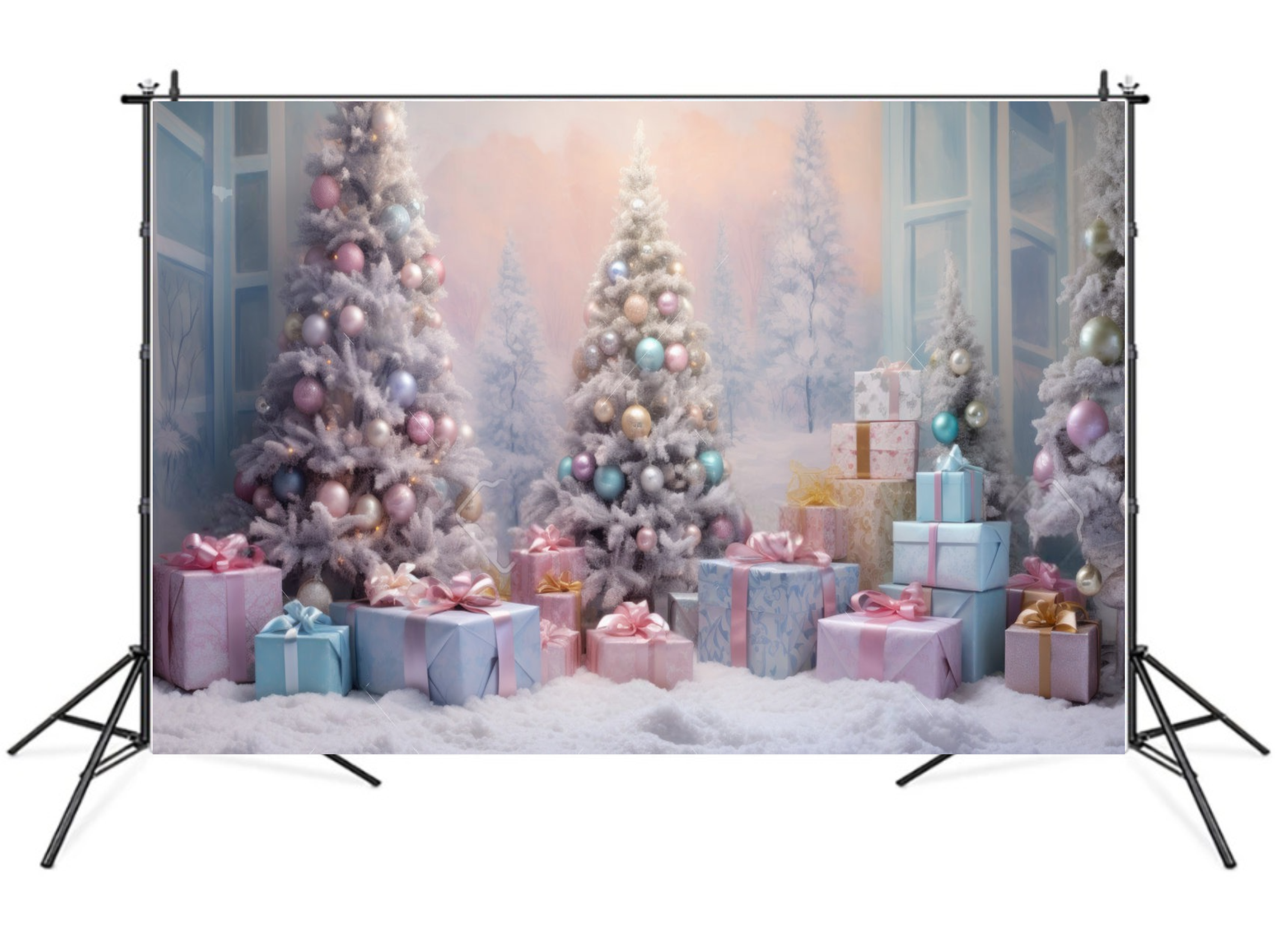 Фотофон виниловый текстурный Gipermag Sweet xmas interior 250х150 см (7846)