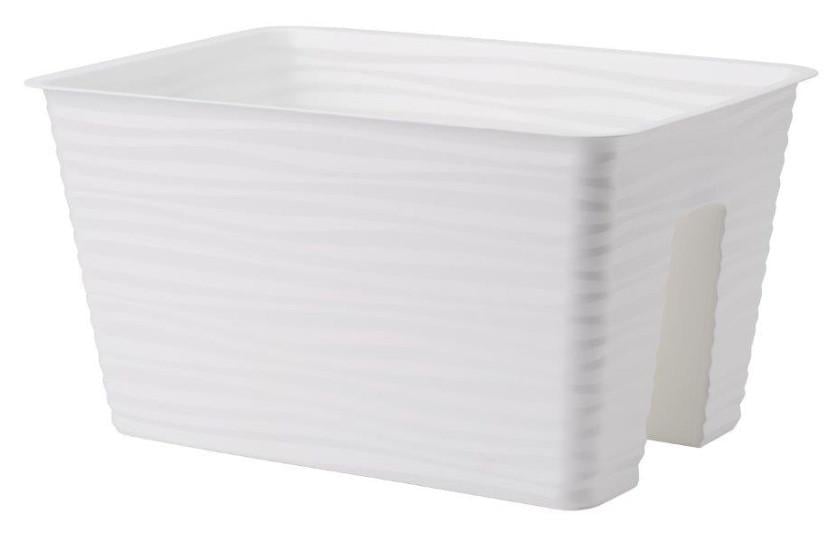 Горшок балконный Form Plastic Сахара 40 Белый (4460-011) - фото 1 Горшок балконный Form Plastic Сахара 40 Белый (4460-011) - фото 1