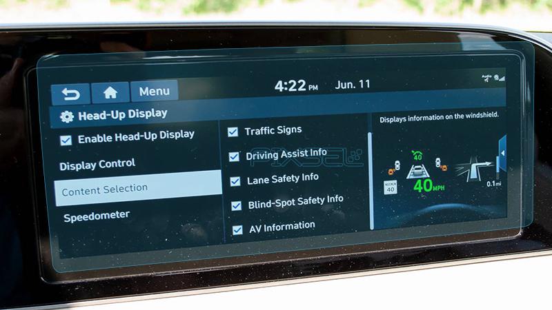 Стекло защитное Pixsel гибридный глянец на монитор Hyundai PALISADE 11,3“ 2018-2022