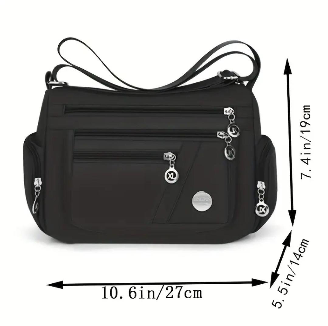 Женская сумка через плечо водонепроницаемая Черный (2462600801) - фото 2