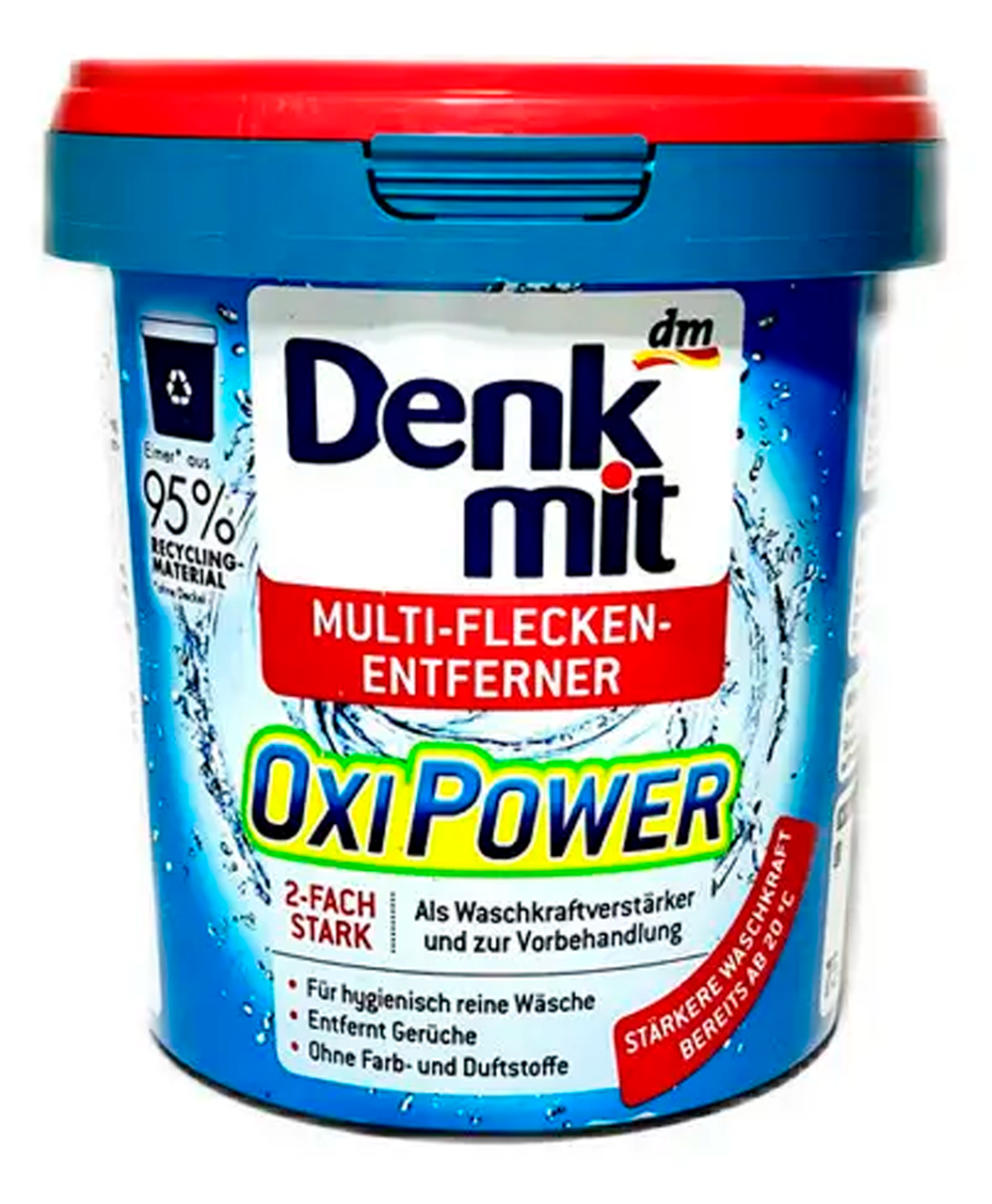 Засоби для виведення плям для кольорового Denkmit Oxy Power Multi-Flecken-Entferner 750 г - фото 1