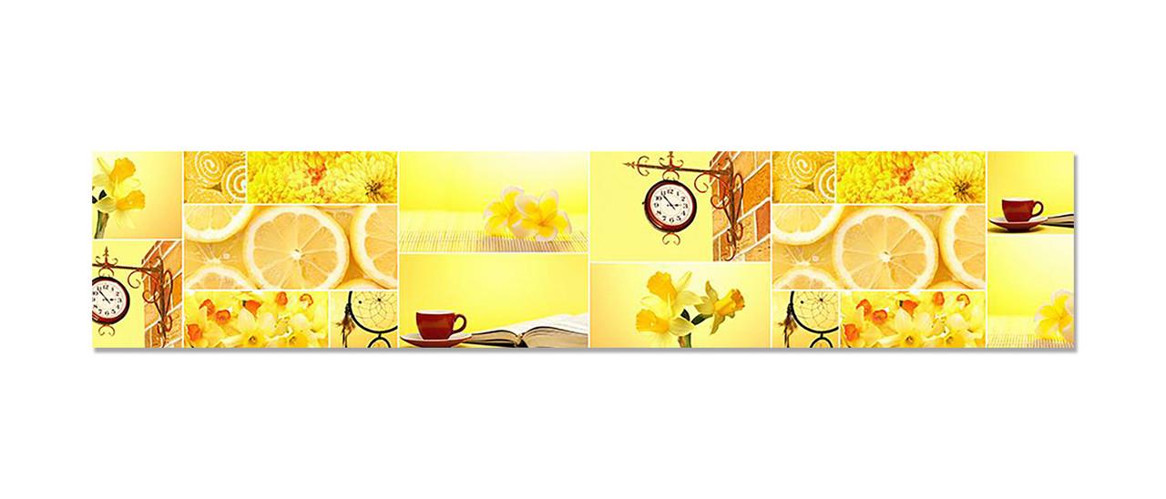 Наклейка виниловая на кухню Zatarga Цитрусы Геометрия 600х3000 мм (1283915691)