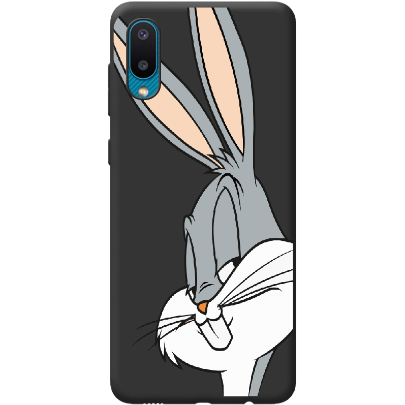 Чехол BoxFace Samsung A022 Galaxy A02 Lucky Rabbit Черный силикон (42004-bk81-42497)