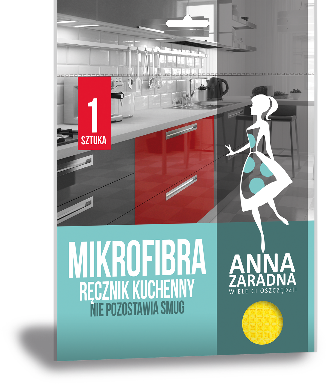 Полотенце Anna Zaradna кухонное из микрофибры 1 шт.