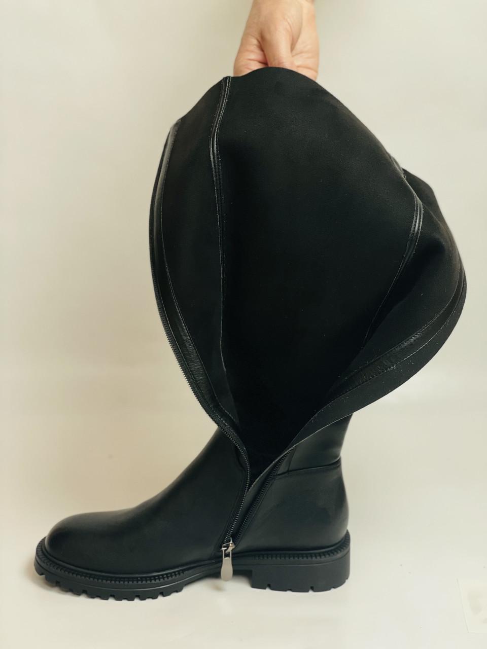 Сапоги женские осенне-весенние Molka р. 39 25,0 см Черный (2716) - фото 8