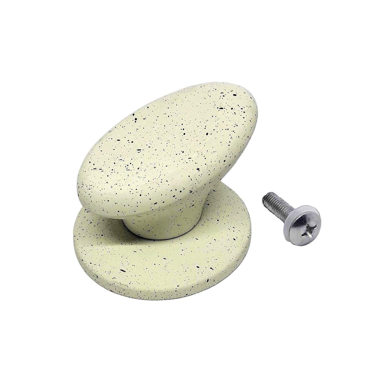 Ручка з силіконовим покриттям під мармур A-Plus Кнопка до кришок каструль і сковорідок Білий (204137-біл)