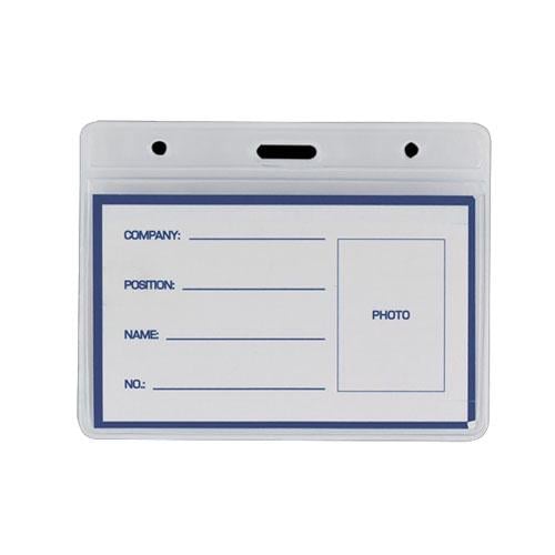 Бейдж-ідентифікатор горизонтальний Buromax 95x75 мм Прозорий (BM.5402)