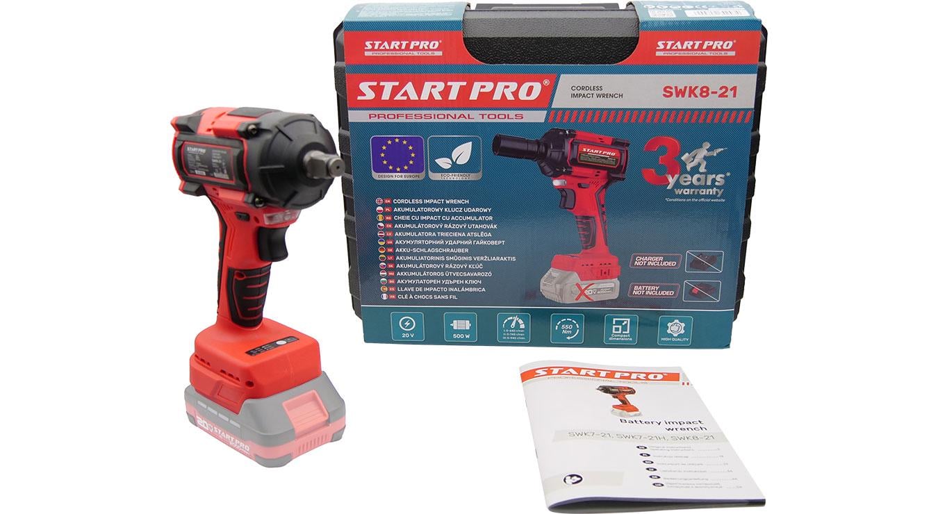 Гайковерт акумуляторний Start Pro SWK8-21 (SWK8-21) - фото 10 Гайковерт акумуляторний Start Pro SWK8-21 (SWK8-21) - фото 10