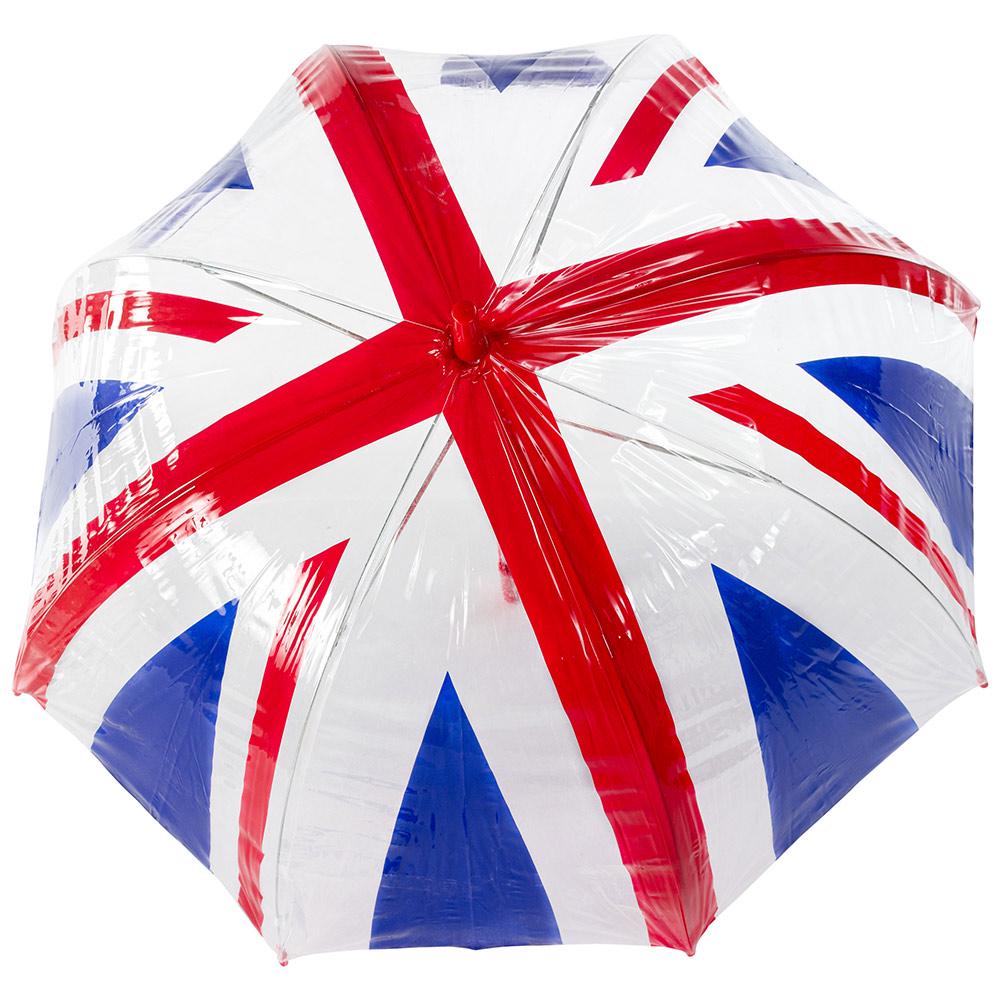 Зонт-трость женский Incognito-30 PVC Dome L736 Union Jack (L736-021019) - фото 2