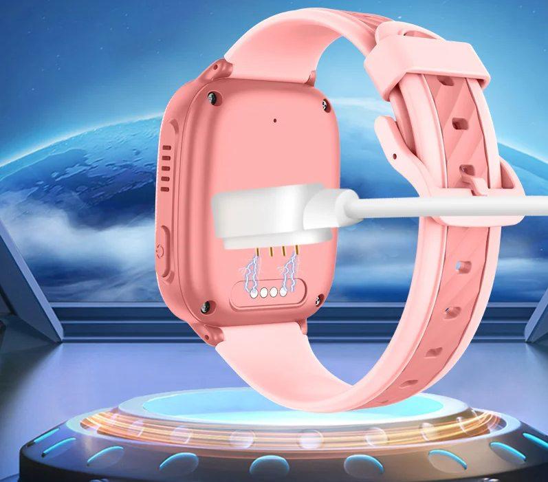 Смарт-годинник дитячий Lemfo D53 з GPS камерою 3 Мп SIM-картою і 4G відеодзвінком функцією з прослушкою Чорний - фото 12