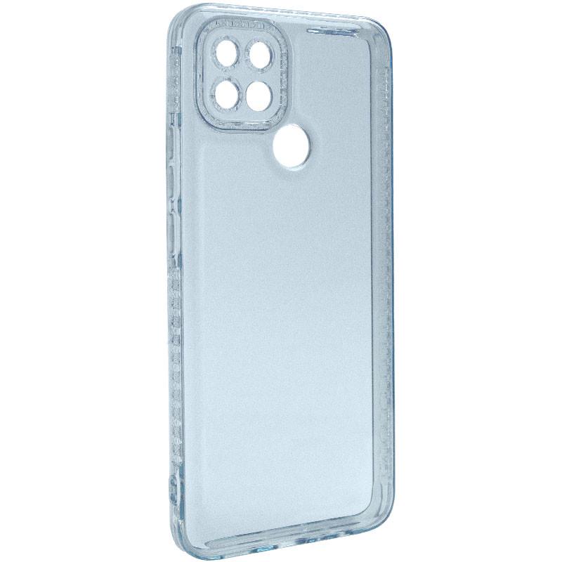 Противоударный Чехол TPU Starfall Clear для Oppo A15s / A15 Голубой