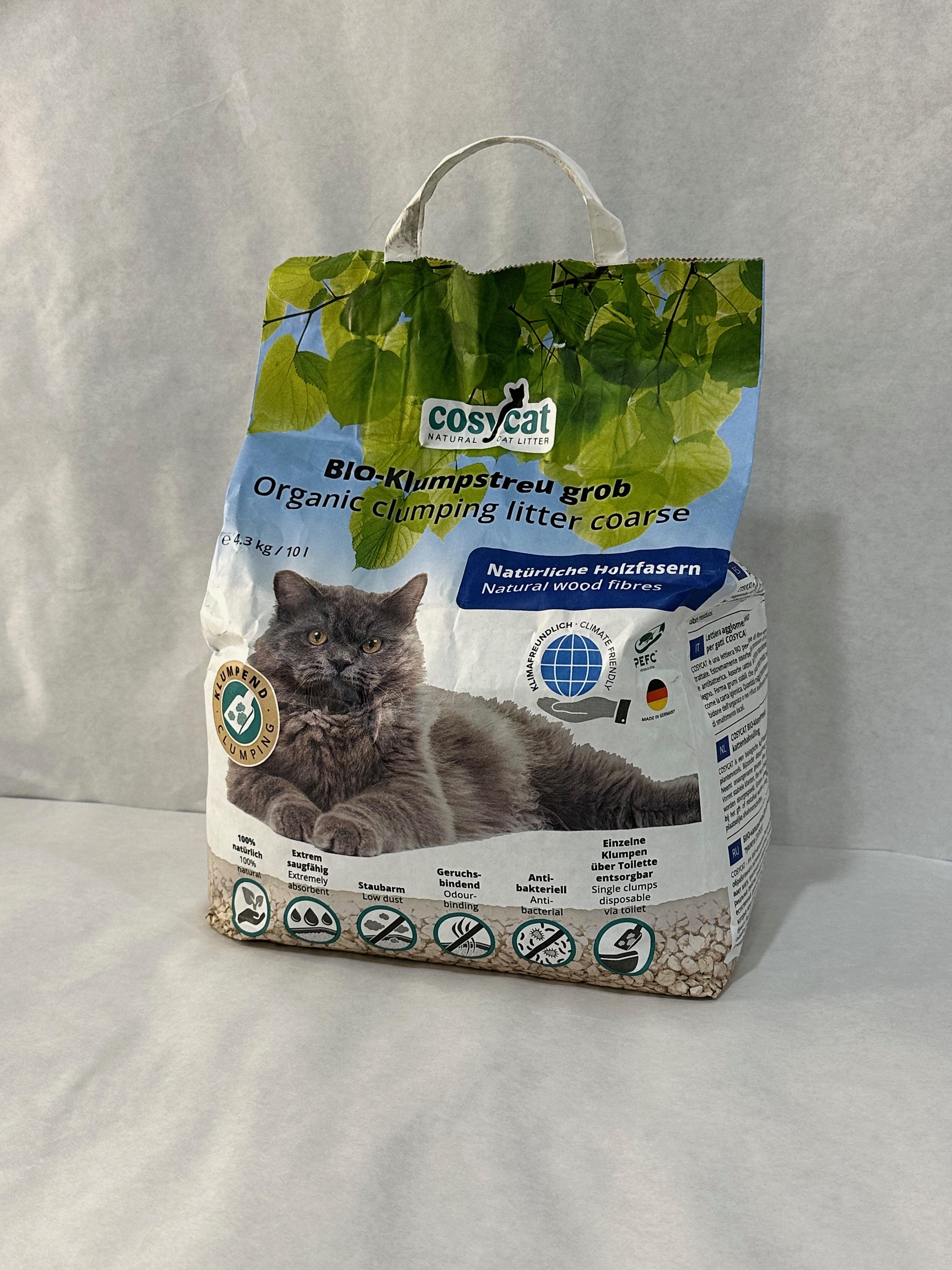 Наполнитель для кошачьих туалетов Cosycat премиум класса 4,3 кг/10 л - фото 6 Наполнитель для кошачьих туалетов Cosycat премиум класса 4,3 кг/10 л - фото 6
