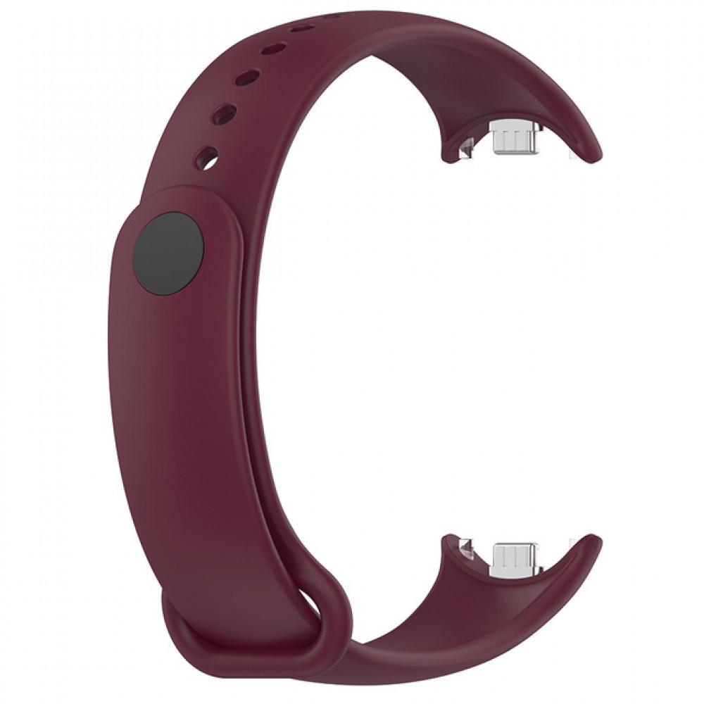 Ремінець для фітнес-браслета Xiaomi Mi Band 8/9 Бордовий (1965668724)