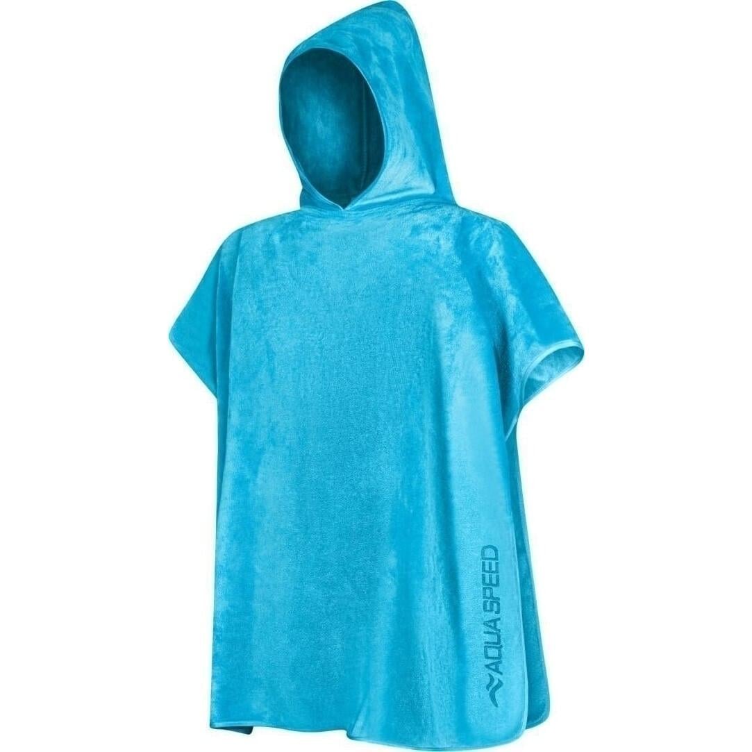 Рушник-пончо дитячий Aqua Speed KID'S PONCHO 145-02 80х160 см Блакитний (59527)