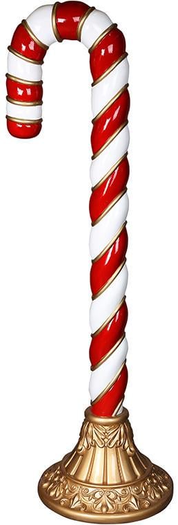 Фигура декоративная для пола Леденец Карамельный Посох 122 см