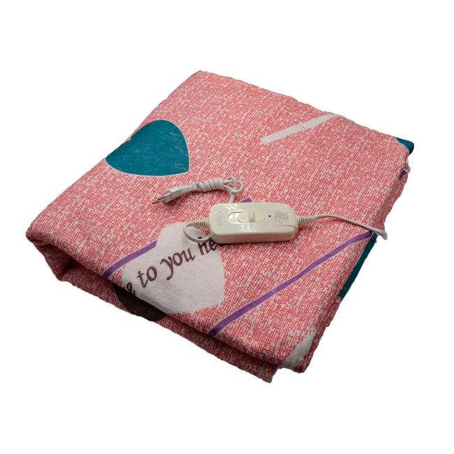 Электропростынь Electric Blanket 7421 145х160 см Pink Heart (653a46f414099c6c6a71590b)