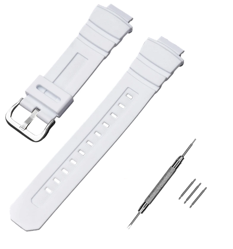 Ремінець для Casio G-Shock G-7700 White SI (4065)