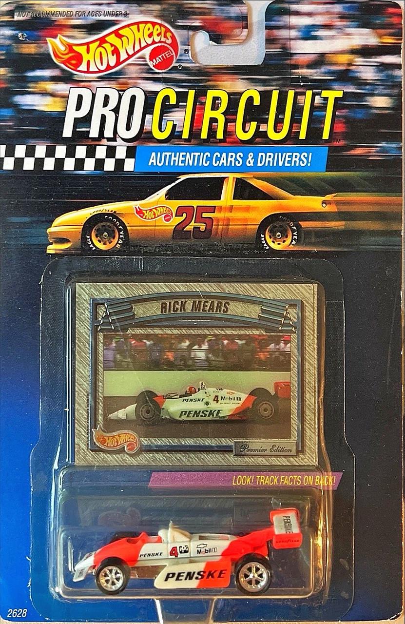 Игрушечная машинка Hot Wheels Penske Chevy '92 Formula Fever №4 Rick Mears 1993 Pro Circuit (2628-RM4)