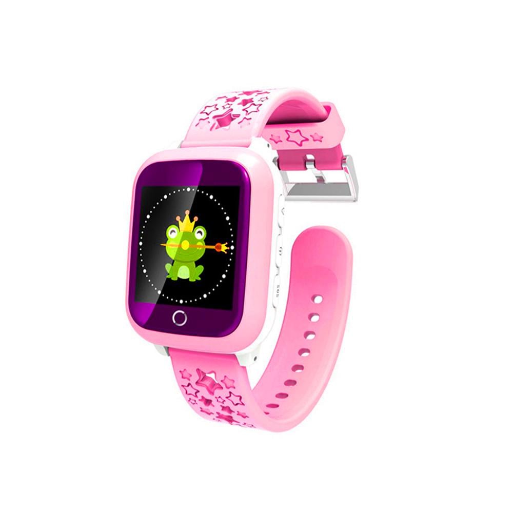 Детские смарт-часы SUNROZ DS28 с GPS 3G 1,44" Розовый (SUN0607)