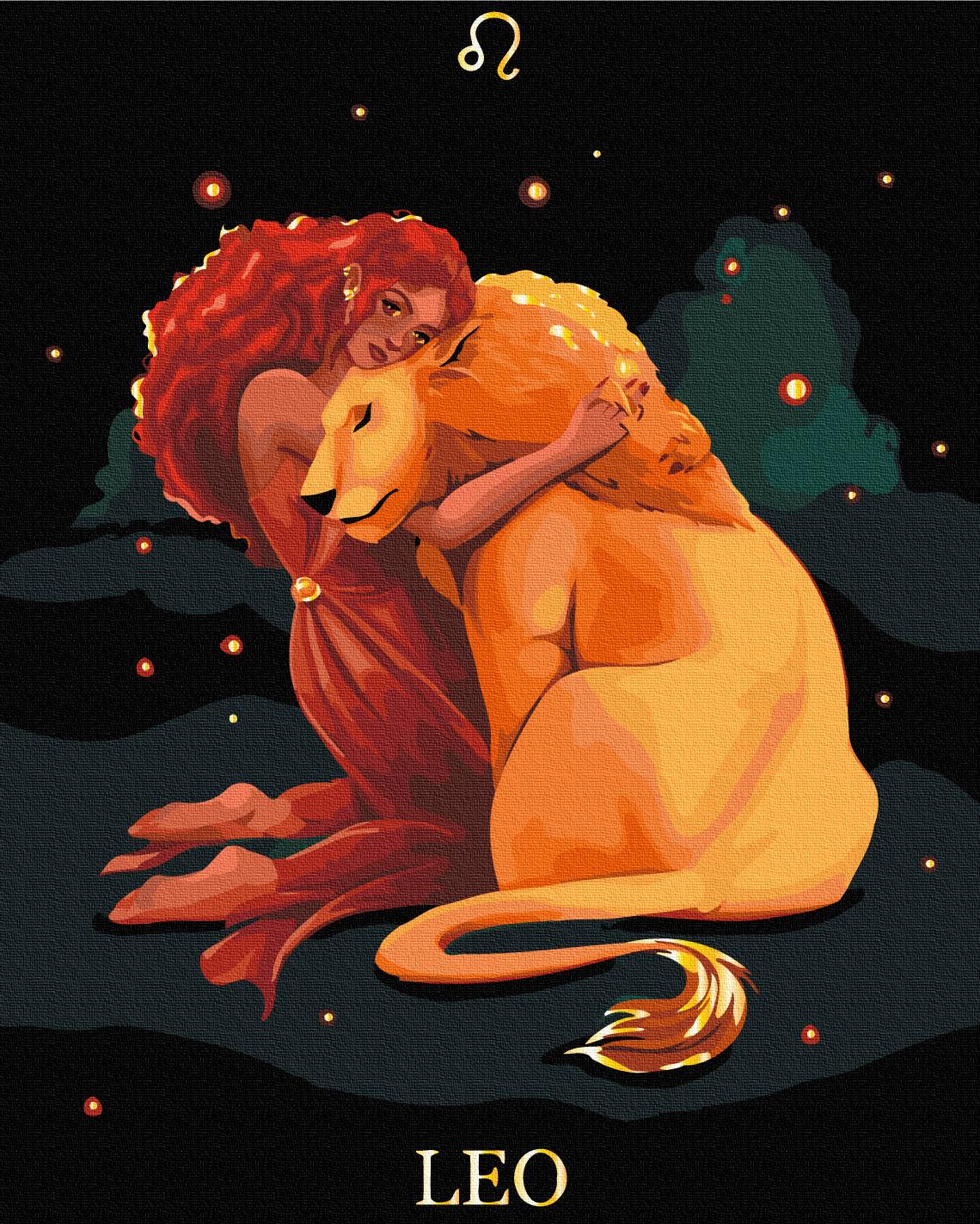 Картина по номерам Brushme Лев 40x50 см (BSB0042)