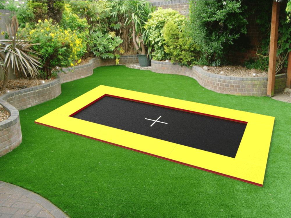 Батут грунтовой Kidigo 440х240 см Разноцветный (1629326982)