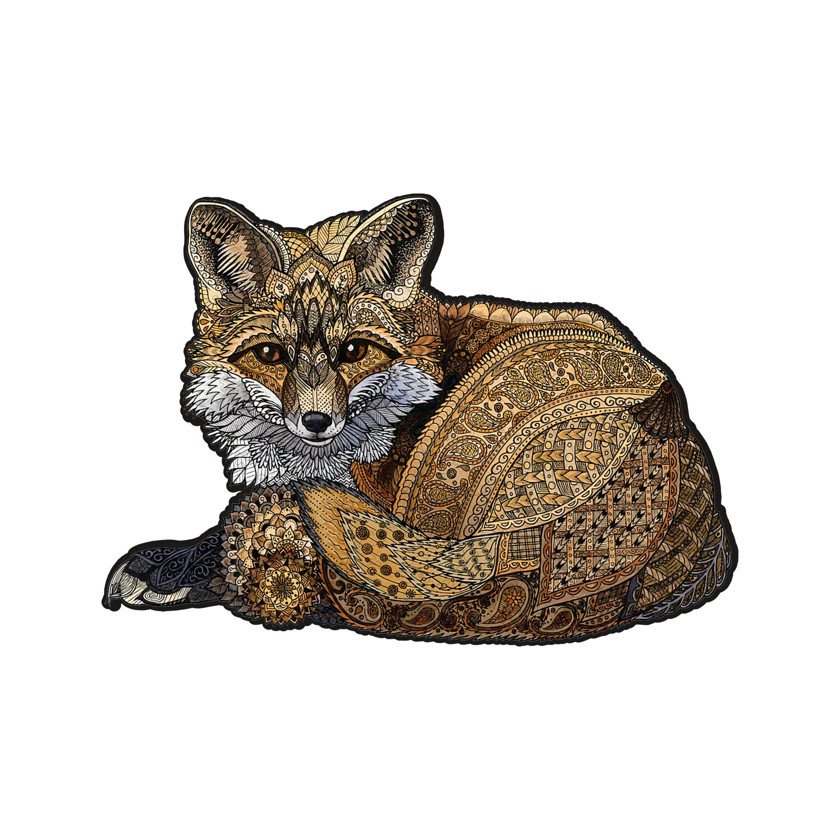 Пазл дерев'яний Таємничий Лис А5 (1164)