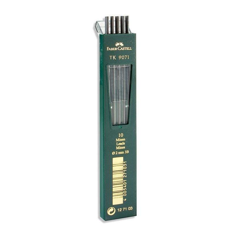 Грифели для цангового карандаша Faber-Castell TK9071 3V в пенале 2x125 мм (127103)