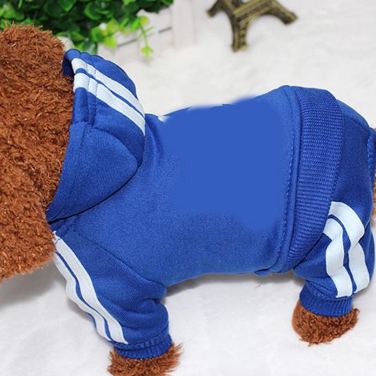 Костюм спортивный для собак Adidog на флисе и полиэстере XL Синий (1C0254) - фото 3 Костюм спортивный для собак Adidog на флисе и полиэстере XL Синий (1C0254) - фото 3