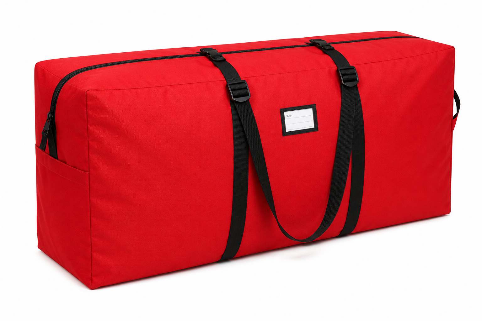 Сумка для хранения искусственной елки из ткани Oxford 600D 135x34x68 см Красный
