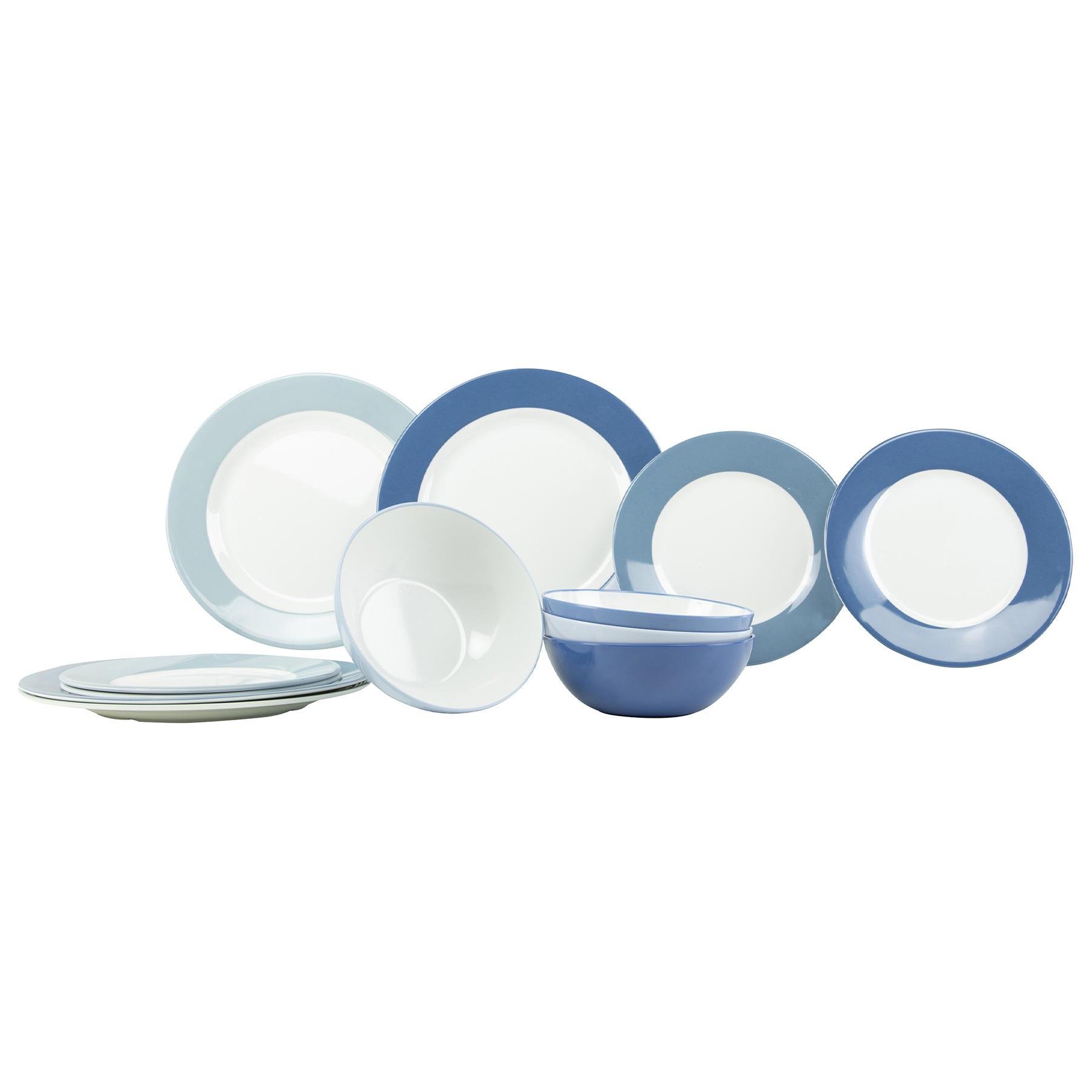 Сервіз столовий Gimex Tableware Colour 12 Pieces 4 Person Sky (6910121) - фото 1